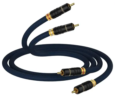 Immagine prodotto di Cavo audio RCA da 1 metro con doppia schermatura e connettori placcati in oro