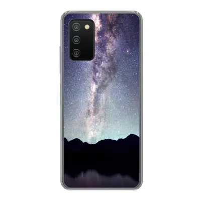 Produktbild von MuchoWow® Handyhülle Schutzhülle Hülle für Samsung Galaxy A03s Universum - Galaxie - Sternenhimmel - Jungen - Mädchen - Kinder Silikon Softcase Handy Hülle - Schutz