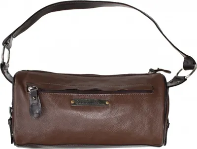 Produktbild von German Wear, Damen Lederhandtasche Clutches Ledertasche Handtasche Tasche Tragetasche dunkelbraun