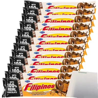 Produktbild von Filipinos Speculoos Milk Chocolate VPE (12x118g Packung) + usy Block