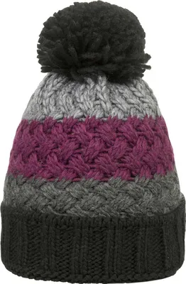 Imagen del producto de Gorro negro para niña con pompón de Döll, hecho de acrílico, lana y alpaca