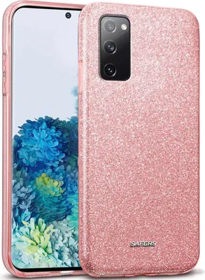 Produktbild von Conie Glitzer Schutzhülle für Samsung Galaxy S20 Hybrid Silikon Hard Case TPU Cover Hülle in Rosa