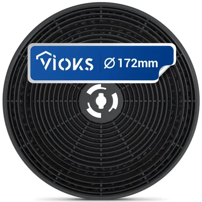 Produktbild von VIOKS Aktivkohlefilter Dunstabzugshaube Ersatz für AKPO 90 Kohlefilter – Größe 1 Stück (1er Pack)
