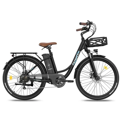 Produktbild von Elektrisches Fahrrad FAFREES F26 Lasting - Motor 250W Akku 36V25Ah 26x1.95 Zoll Reifen Mechanische Scheibenbremsen - Schwarz
