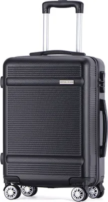 Produktbild von VERTICAL STUDIO "Jönköping" 20" Handgepäck Koffer, 33,3 l, 4 Rollen, Teleskopgriff, Kofferschloss, leicht, robust, ideal für Flugreisen schwarz|VS-135