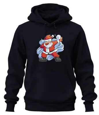 Produktbild von Dabbing Santa Clause - Weihnachten Weihnachtsgeschenk Hoodie Kapuzenpullover, Navy, S
