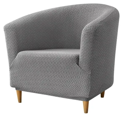 Image de Housse de fauteuil club en polyester type Jacquard