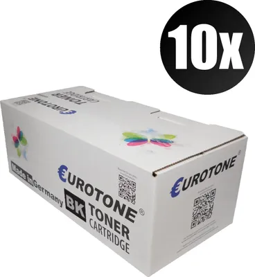 Produktbild von 10x Eurotone Toner Alternative für Brother TN2120 Black Schwarz