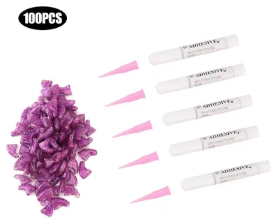 Immagine prodotto di 100 copriunghie per gatti in PVC morbido, accessori per la cura delle zampe e delle unghie (viola XS)