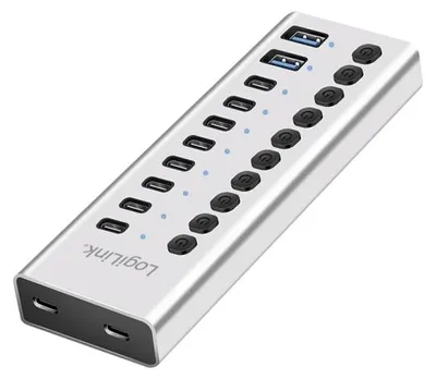 Image de Hub USB-C LOGILINK UA0448, 10 ports