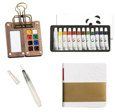 Productafbeelding van Mini Aquarelset voor Creatief Reizen