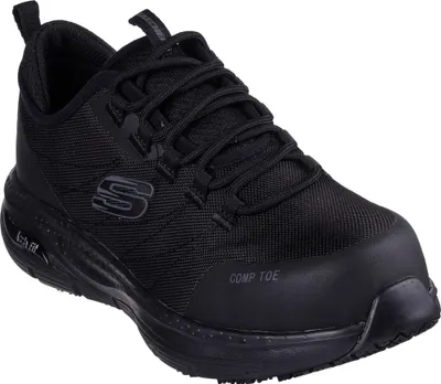 Produktbild von Skechers Work EBINAL ARCH FIT SR Damen S3 Arbeitsschuhe Tiefschwarz 39