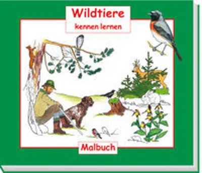 Produktbild von Wildtiere kennen lernen, Malbuch
