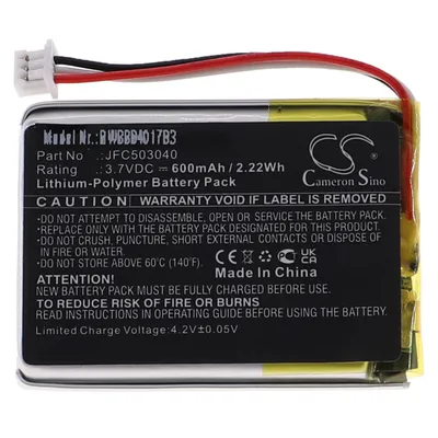 Produktbild von vhbw Akku kompatibel mit Viper 4606V, 3806V, 4806V, 4706V, 3706V, 5706V, 5606V Fernbedienung Remote Control Transmitter (600 mAh, 3,7 V, Li-Polymer)