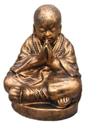 Obrázek produktu pro Dekorativní figurální socha 49 cm Figury Sochy Sochy Zlatý Buddha (B16)
