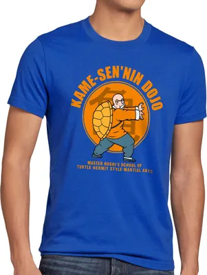 Produktbild von style3 Roshi Kame-Sen'nin Dojo Herren T-Shirt turtle gt z son-goku