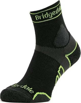 Produktbild von Bridgedale Trail Run Lightweight T2 Merino Sport 3/4 crew Barva: schwarz / Velikost: L
