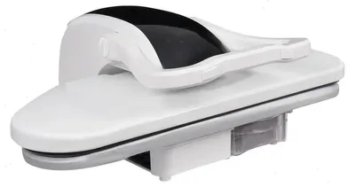 Immagine prodotto di Stiratore a vapore per abbigliamento - Stiratore professionale - 2200 W - Serbatoio acqua da 1 litro - Tempo di riscaldamento: 3 minuti - 5 modalità - Temperatura: 90–200 °C - Bianco