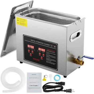 Image de Nettoyeur à ultrasons - Appareil de nettoyage pour bijoux et lunettes - 22 litres - Nettoyeur à ultrasons