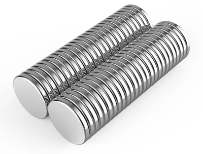Produktbild von 50 Mini-Magnete (8 x 1 mm) für Präsentationen und Magnettafeln.