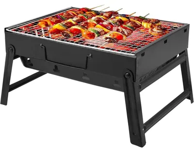 Produktbild von Faltbarer Grill – Campinggrill – 35 x 26 x 20 cm – Grill für Picknicks – Für 3 bis 5 Personen