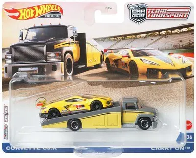 Immagine prodotto di HOT WHEELS GRK67 Premium Car Team Transport Chevy Corvette C8.R