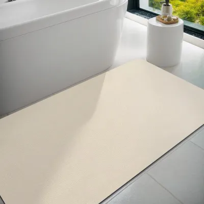 Image de Tapis de bain antidérapant pour salle de bain, à séchage rapide