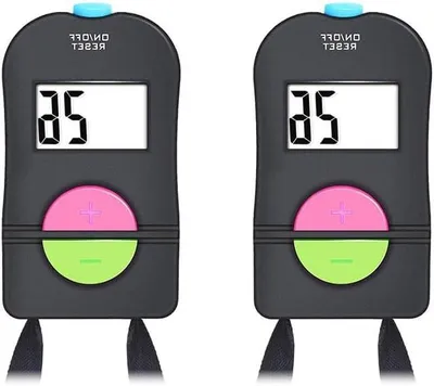 Productafbeelding van Digitale Hand Tellers - Clicker Teller - Activiteiten Tellen - Met Geluid - 2 Stuks - Zwart