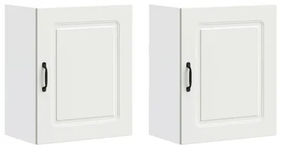Immagine prodotto di vidaXL Pensili da cucina 2 pz. Materiale a base di legno Kalmar bianco