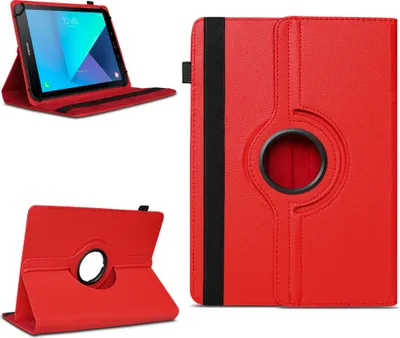 Produktbild von Schutzhülle kompatibel für Samsung Galaxy Tab 4 / 3 10.1 Tablet Hülle Case CoverFarben:Rot
