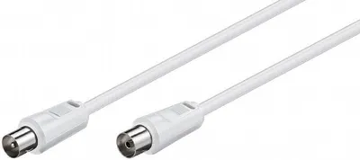 Obrázek produktu pro Goobay 11512, 5 m, Koaxiální, Koaxiální, Bílá