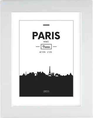 Immagine prodotto di Hama cornice in plastica Paris 40x50 cm bianca