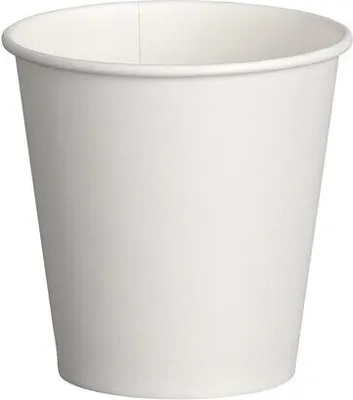 Produktbild von 100x Espresso Kaffeebecher weiß 80 ml 110 ml  Pappe beschichtet