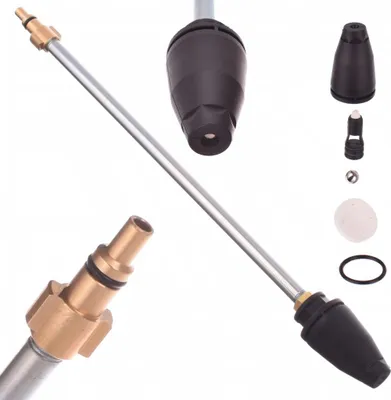 Zdjęcie produktu dla Rosfix Dysza Turbo do Myjek Wysokociśnieniowych – Ceramiczna Dysza Obrotowa 160 bar | Przyłącze: Lavor/Parkside | 8 l/min, Maks. 60°C