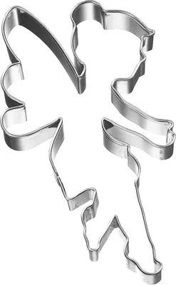 Zdjęcie produktu dla Birkmann 1010719810 Wycinarka do ciastek latająca wróżka, 11 cm, plastikowa, szara, 5 x 3 x 2 cm