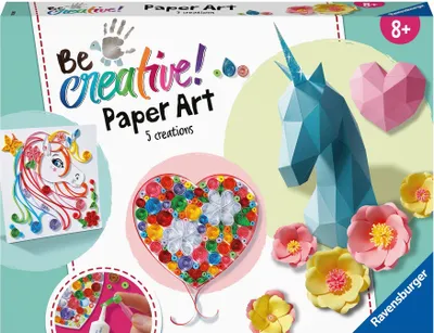 Produktbild von Ravensburger 182368 BeCreative Paper Art, DIY für Kinder ab 8 Jahren