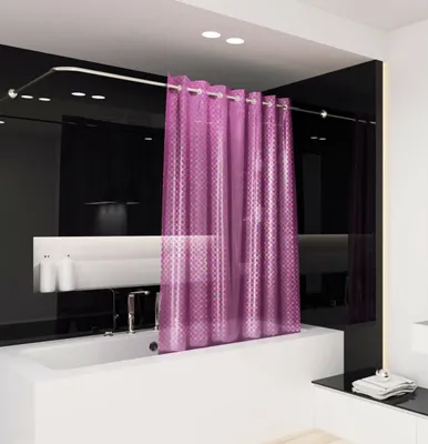Obrázok produktu pre LASEROVÁ SPRCHOVÁ ZÁCLONA PEVA LILA VIOLET 3D OPTIKA v mnohých rôznych veľkostiach MULTICOLOR