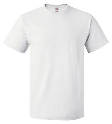 Produktbild von Fruit of the Loom - T-Shirt für Herren/Damen Uni LT1609 (S) (Weiß)