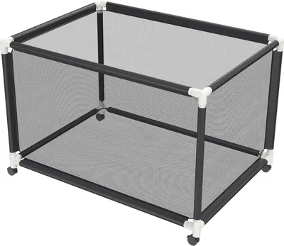 Produktbild von JOIEYOU Pool Aufbewahrungsbehälter ohne Deckel 122x78x88cm Außen Aufbewahrungskörbe Tragbare Netz Organizer mit Rollen für Schwimmringen, Strandbälle, Pool-Nudeln & mehr Schwimmausrüstung