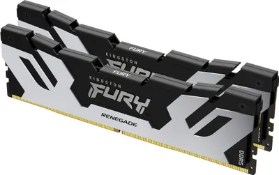 Image de Kingston FURY Renegade Silver - DDR5 - Kit - 96 Go : 2 x 48 Go - DIMM 288-PIN - 6400 MHz / PC5-51200 - CL32 - 1,4 V - unbuffered - on-die ECC