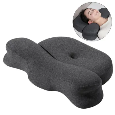 Produktbild von Nackenstützkissen, Memory-Foam-Kissen, Seitenschlafer Rückenschlafer Bauchschlafer ergonomisches,für Schlafzimmer, Hotelzimmer, Zuhause