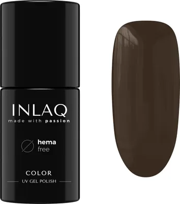 Produktbild von INLAQ® HEMA Free UV Nail Polish 6 ml - Gel Nagellack frei von HEMA - Chocolate Kollektion - Farbe Braun