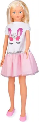 Produktbild von Falca Teenage Doll Rosaura Girls 105 Cm Vinyl / Textile White / Pink
