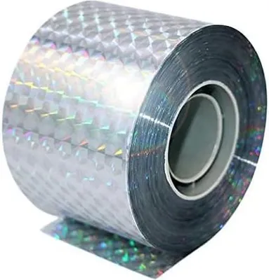 Immagine prodotto di Nastro riflettente per la protezione dagli uccelli, 80 m x 4,5 cm, ideale per giardini e aree esterne
