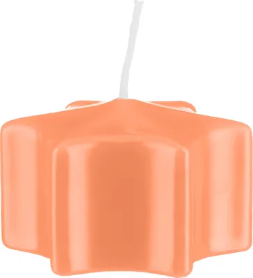 Produktbild von Sternkerzen Schwimmkerzen Lachs 35 x Ø 60 mm, 16 Stück