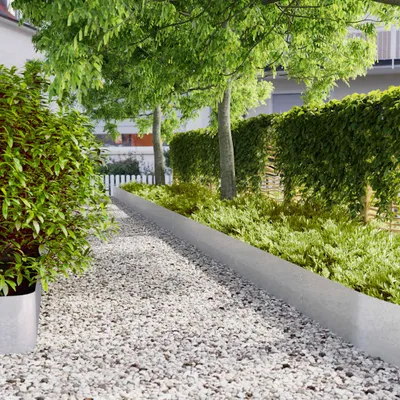 Produktbild von Möbel Rasenkanten 20 Stk. 25x103 cm Verzinkter Stahl - Beeteinfassungen 860177