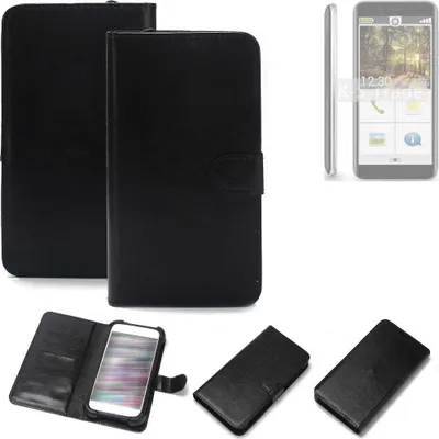 Produktbild von K-S-Trade Handyhülle Schutzhülle kompatibel mit Emporia Smart.3 Mini Handy Schutz Hülle Handyhülle Bumper schwarz 1x