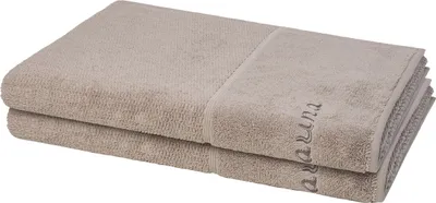Produktbild von Möve for frottana Pearl 2 X Saunatuch im Set Moderner Mix aus Walk- und Zwirnfrottier, Hohe Flauschigkeit und sanfter Massageeffekt, Saugfähig und schnell trocknend