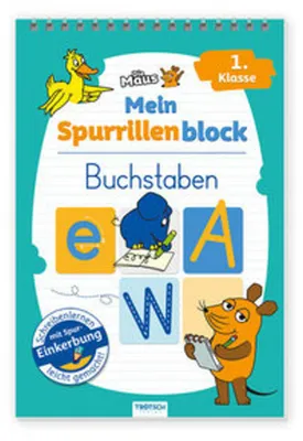 Obrázok produktu pre TRÖTSCH - Die Maus Mein Spurrillenblock Buchstaben Übungsbuch