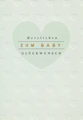 Produktbild von Geburt Baby Freudiges Ereignis Glückwunschkarte im Format 115x17cm